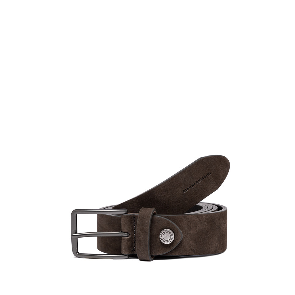 GIANNI CHIARINI: 3.5 CM FLAT BELT IN LEATHER