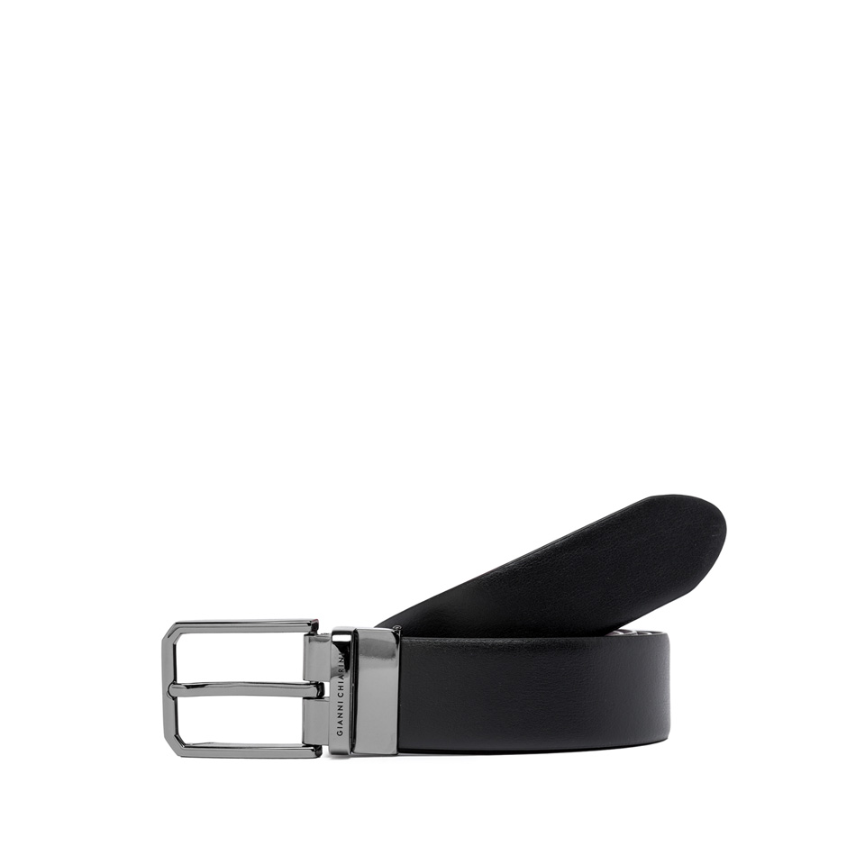 GIANNI CHIARINI: REVERSIBLE LEATHER BELT 3.5 CM