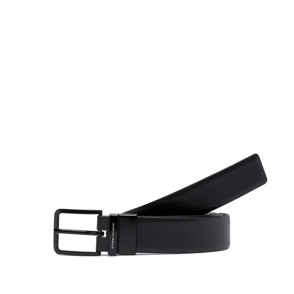 GIANNI CHIARINI: REVERSIBLE LEATHER BELT 3 CM