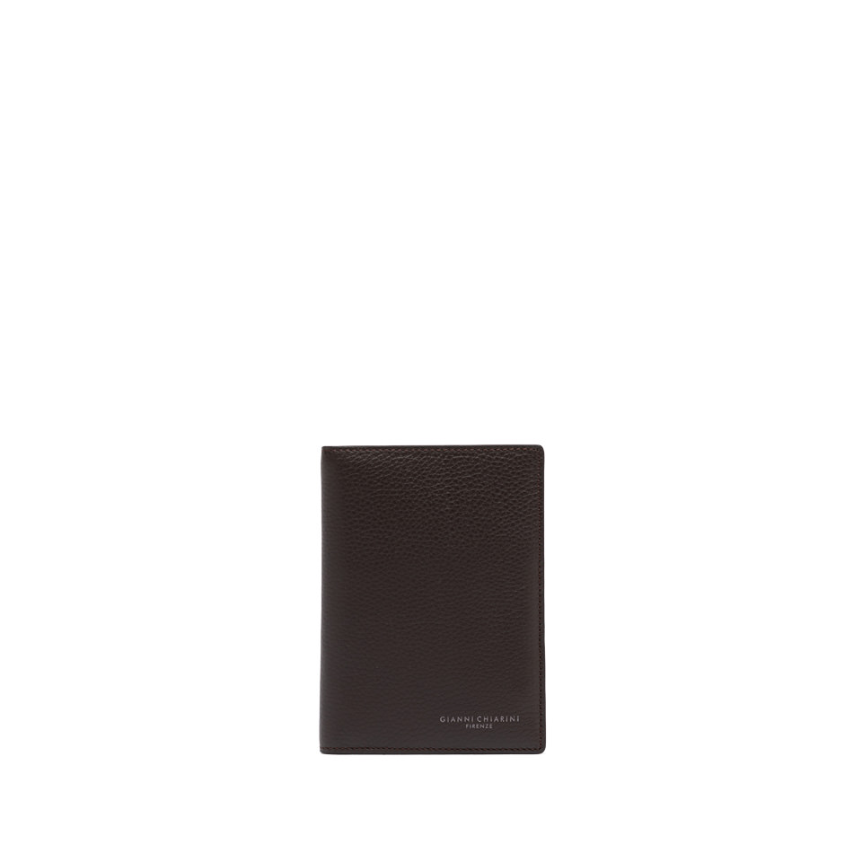 GIANNI CHIARINI: PASSAPORT COVER IN LEATHER