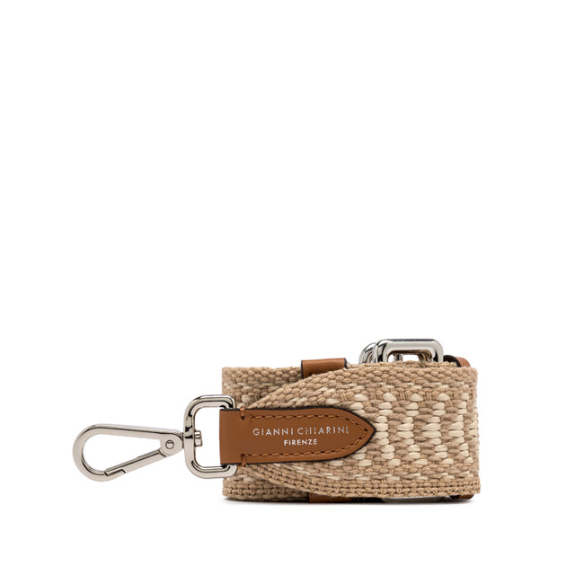 GIANNI CHIARINI BAG STRAP RAFFIA ETHNO